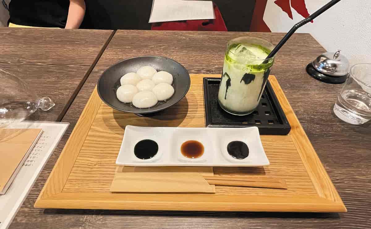 宿場の茶店一と白玉