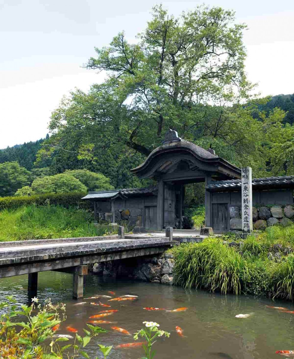 朝倉館跡の唐門
