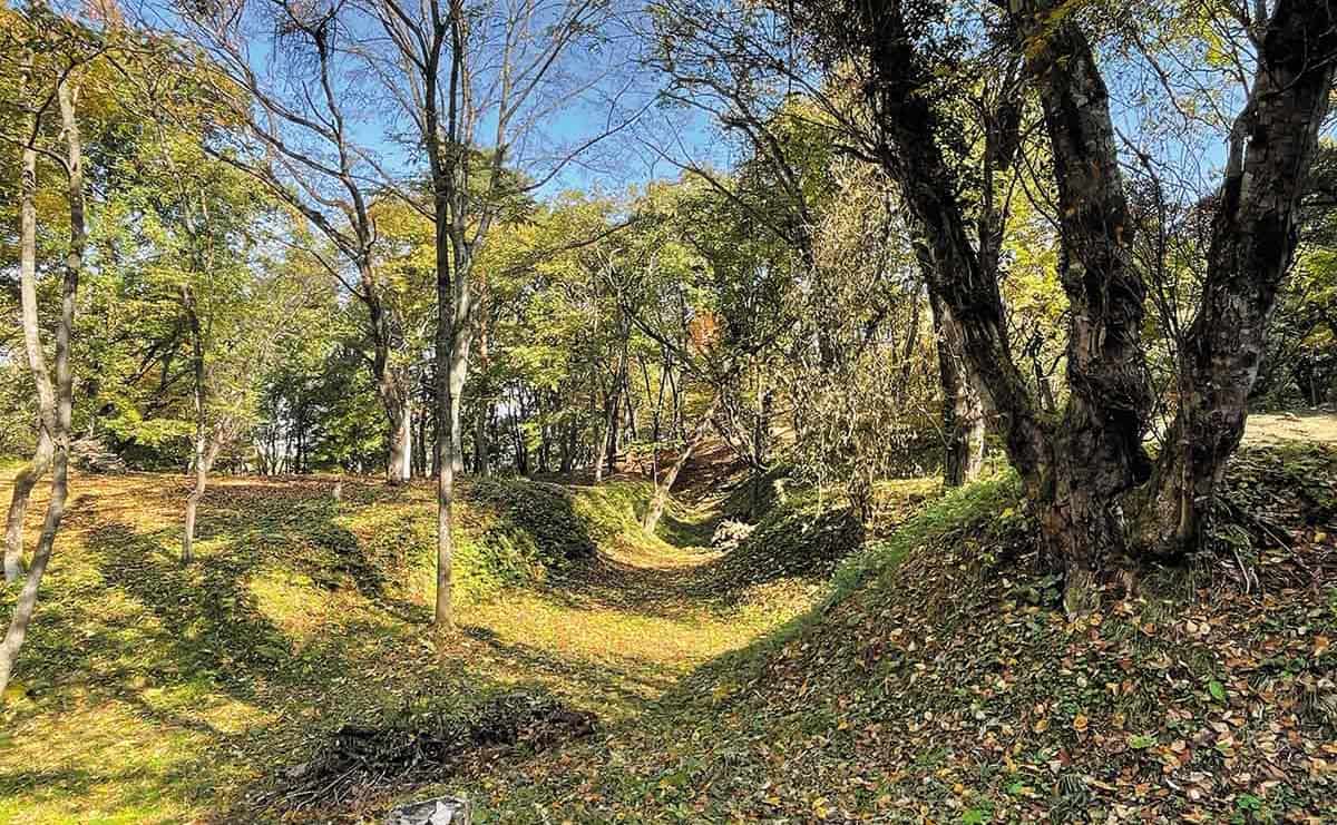 伝盛氏屋敷周辺の遺構