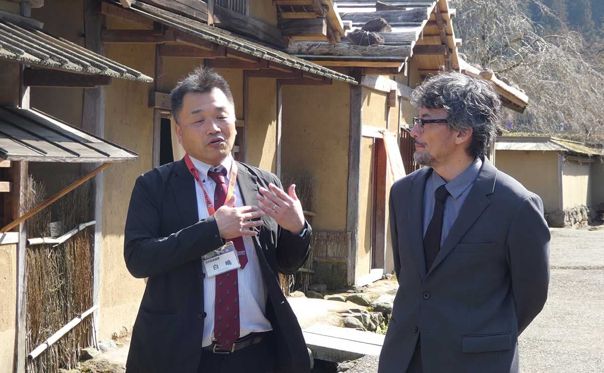 「信長軍が焼き討ちを行った一乗谷がこのような山間の空間であることに驚きました。撮影前に訪れていれば、もう少し違った勝家を出せたかもしれませんね」（山口さん）